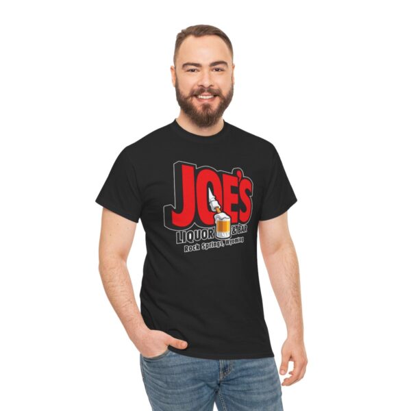 Joe's Liquor & Bar Men's Heavy Cotton T-shirt - Image 67