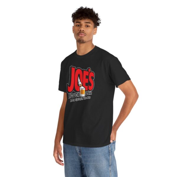 Joe's Liquor & Bar Men's Heavy Cotton T-shirt - Image 68