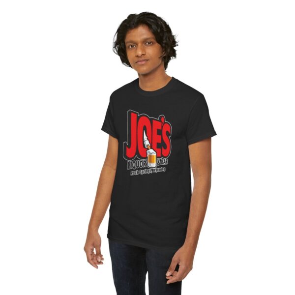 Joe's Liquor & Bar Men's Heavy Cotton T-shirt - Image 73