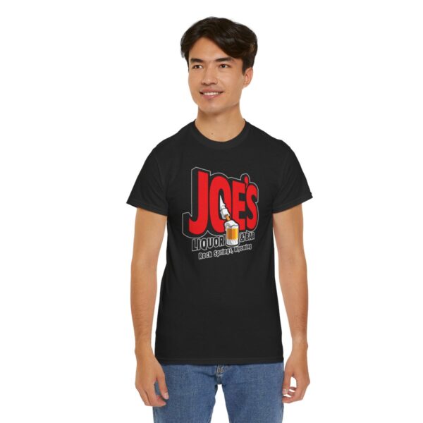 Joe's Liquor & Bar Men's Heavy Cotton T-shirt - Image 75