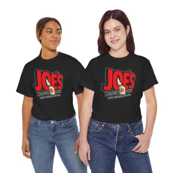 Joe's Liquor & Bar Men's Heavy Cotton T-shirt - Image 79
