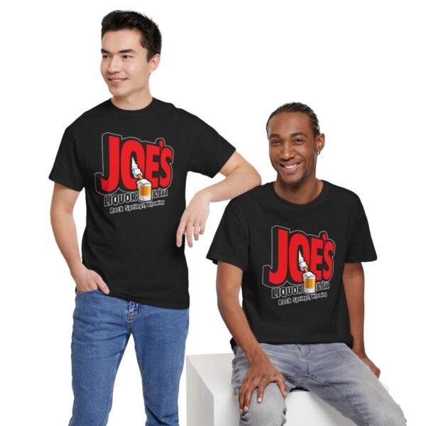 Joe's Liquor & Bar Men's Heavy Cotton T-shirt - Image 80