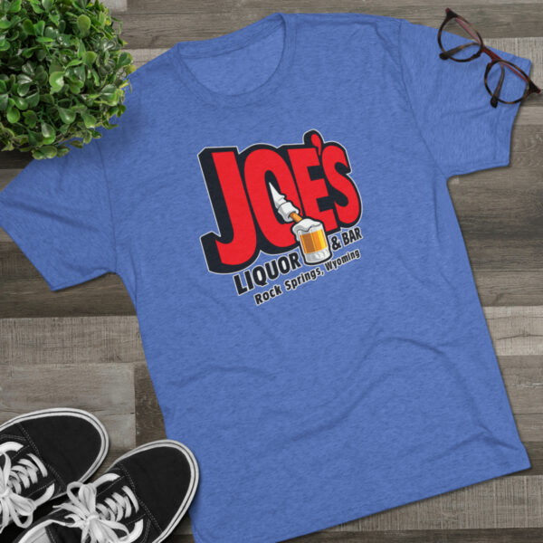 Joe's Liquor & Bar Unisex Tri-Blend Crew Tee - Image 3