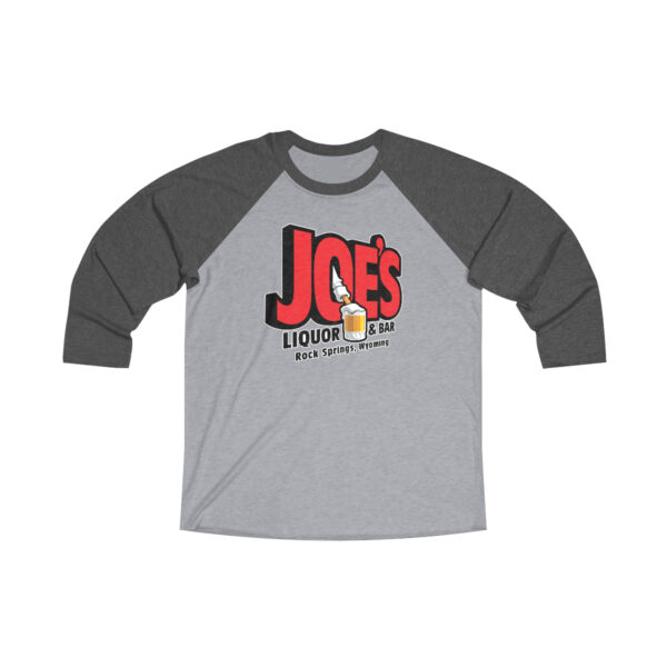 Joe's Liquor & Bar Unisex Tri-Blend 34 Raglan Tee