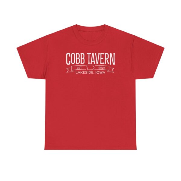 Cobb Tavern Unisex Heavy Cotton Tee - Image 5