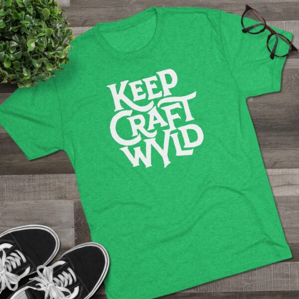Keep Craft Wyld Wyoming Brewers Guild Unisex Tri-Blend Crew Tee - Image 7