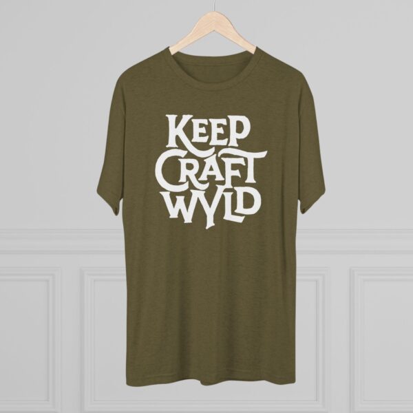 Keep Craft Wyld Wyoming Brewers Guild Unisex Tri-Blend Crew Tee - Image 4