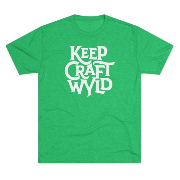 Keep Craft Wyld Wyoming Brewers Guild Unisex Tri-Blend Crew Tee - Image 5